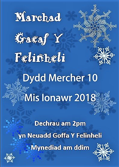 FelinheliMarket's tweet photo. Tomorrow, Wednesday 10th January, 2pm - 5pm..  Yfory, Dydd Mercher 10 Mis Ionawr, 2yp-5yp. 
#Gwynedd #Wales #Cymru #SupportLocal #BuyLocal #ShopLocalWales #Craft #Food #LocalProducers https://t.co/NBzfftBhYP