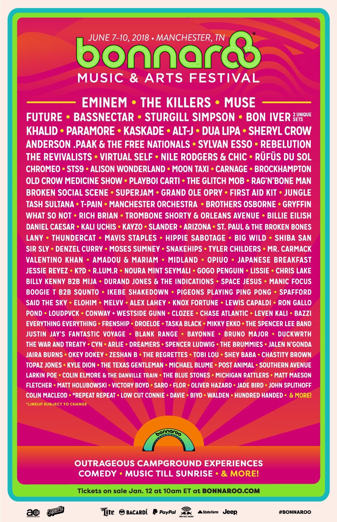 Bonnaroo rencontres