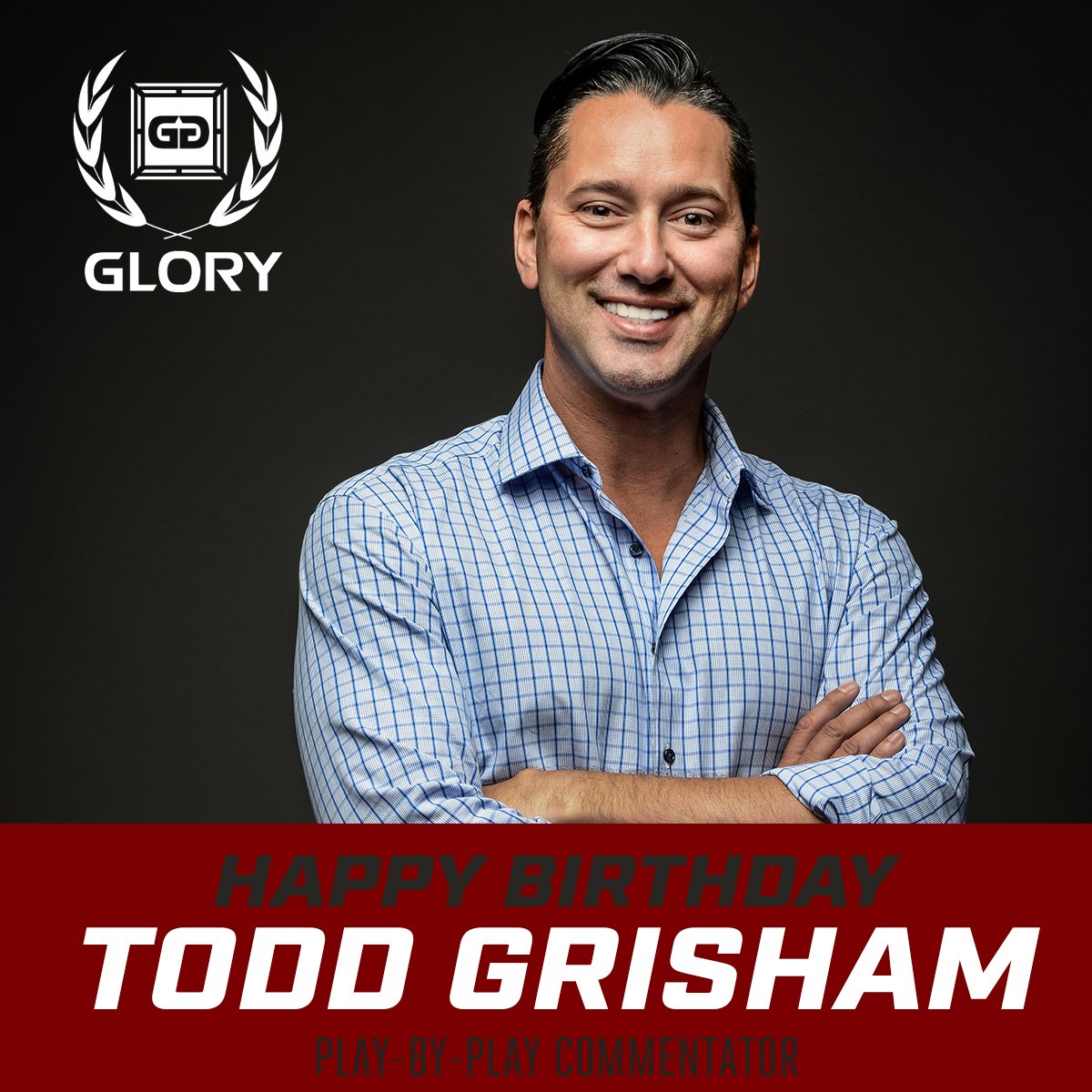 GLORY_WS's tweet photo. Happy Birthday to GLORY commentator @GrishamMMA! #GLORYFightClub https://t.co/TMUTgLaOvc
