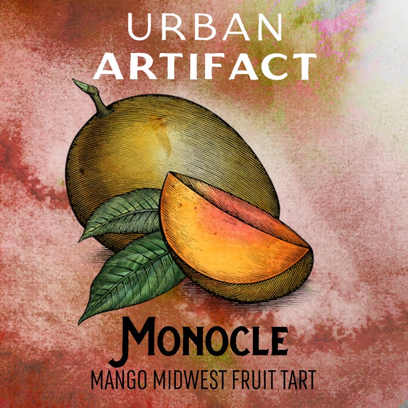UrbanArtifact's tweet image. New Midwest Fruit Tart for this #TapTuesday. 
Meet Monocle, a mango MWFT!
#wildculture