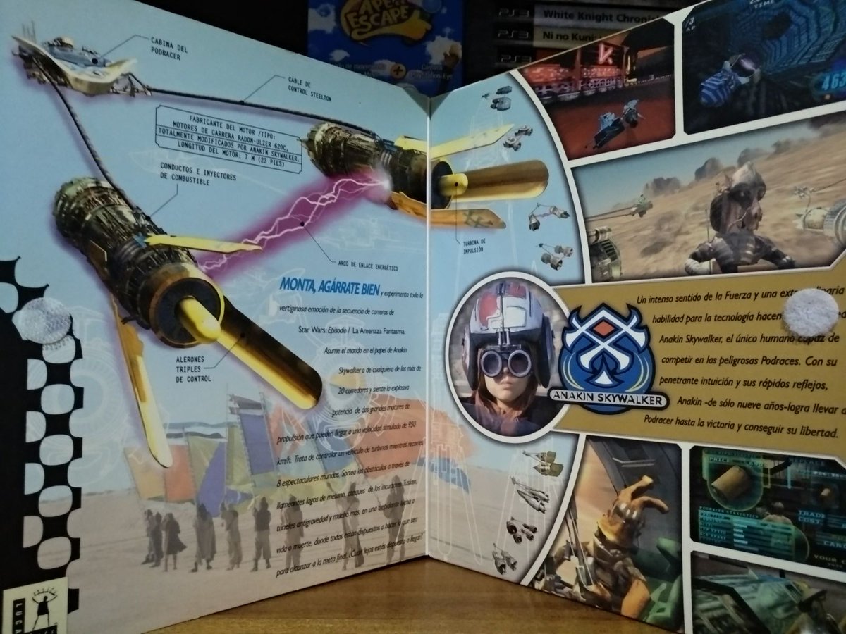 MarioWareInc's tweet photo. Star Wars Episode I: Racer
Género: carreras
Plataforma: PC
Desarrolladora: Lucasarts
Año: 1999
Revive las carreras de podracers de La Amenaza Fantasma en los lejanos planetas del borde exterior.
#mygamecollection #StarWars https://t.co/9RP07i0mUh