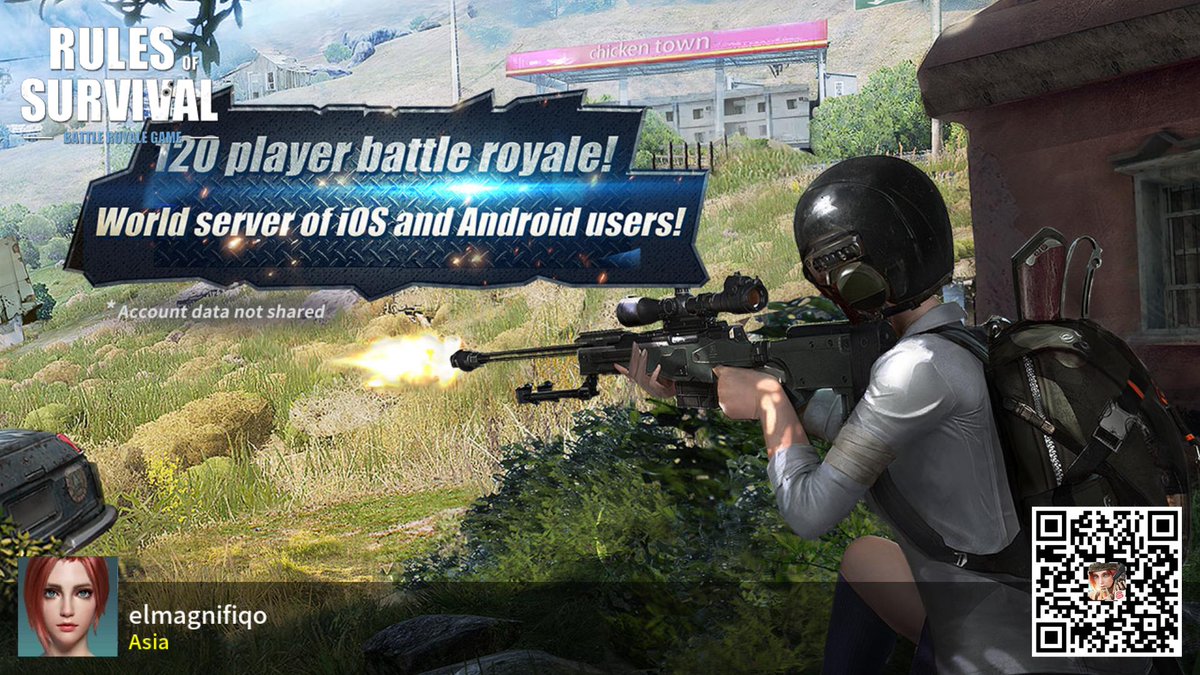 ELWNTYSPRKS's tweet photo. #RulesofSurvival https://t.co/BwM19yNs9x