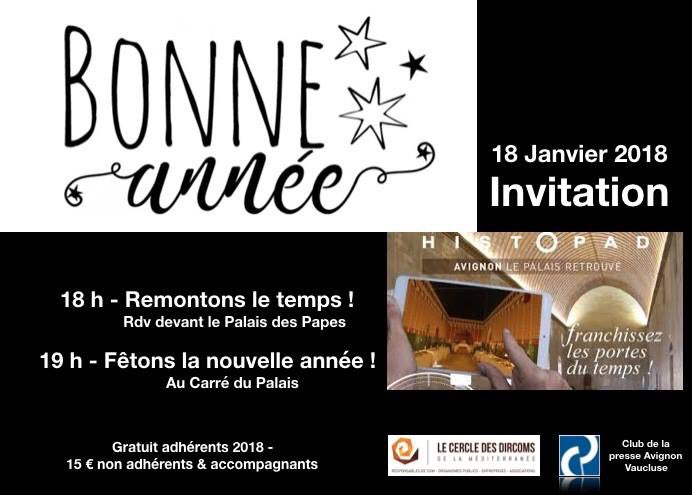 ClubPresse84's tweet photo. #SaveTheDate | Invitation aux adhérents du Club de la Presse, découvrez #Histopad au Palais des Papes le jeudi 18 janvier à 17:45. Inscription sur  
https://t.co/LE2Ejht76c https://t.co/bZ8eFDf1Ng