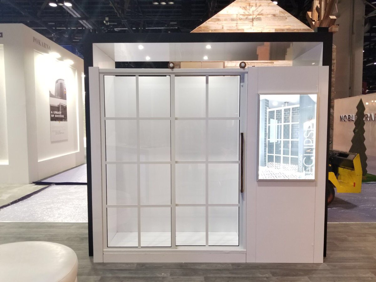 theshowerlab's tweet photo. @KBIS @COASTALind our U.S partners launch COLORIZE & ECLIPSE with new finishes available to Gridscape!! #eclipse #colorize #kbis #theshowerlab https://t.co/06A26EAamz