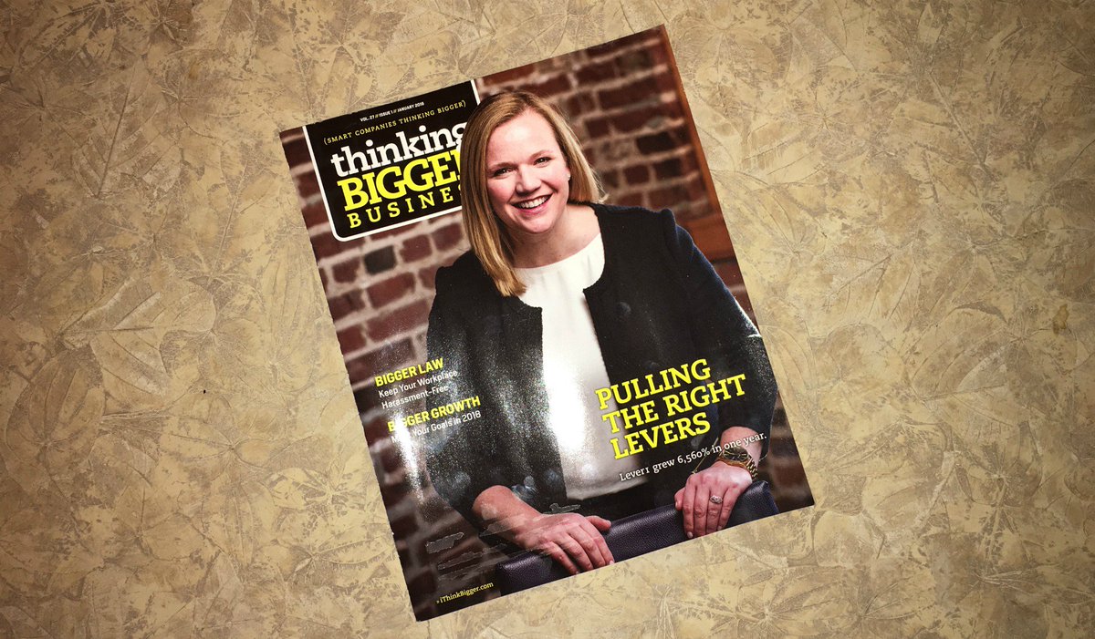 iThinkBiggerInc's tweet photo. Our January issue showcases more outstanding #KC #entrepreneurs! Get to know @Lever_1, @2020Adventures, @MattMoody, @madeinkc_ &amp; more! https://t.co/Clpvkv3EIt #thinkBIGGER https://t.co/XNZjVy9c1J