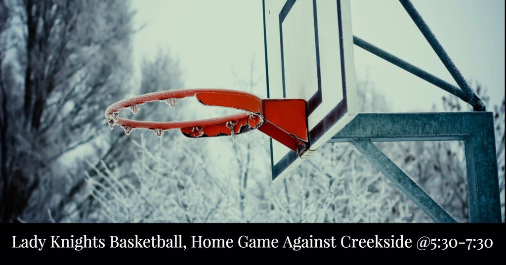 CKOHSKMedia's tweet photo. Come and support the lady knights! @OHSKnightMedia https://t.co/mo8BzZ1MUa