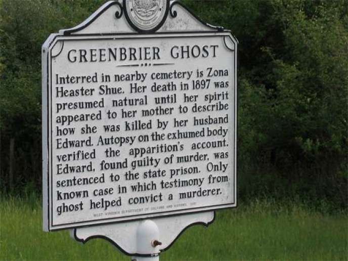 After the tragic death of Elva Zona Heaster, a mysterious apparition appeared and began to hint that not everything about her death was as it seemed. Read the story of the Greenbrier Ghost here ~ mentalfloss.com/article/30608/…