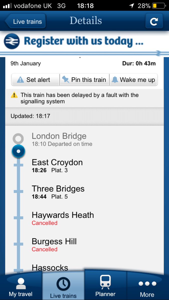 Jessikat7's tweet photo. @SouthernRailUK what is happening with this train? Is it going to HHE or not?? No onboard announcement at all. Why??? https://t.co/8vTxWYYn4M