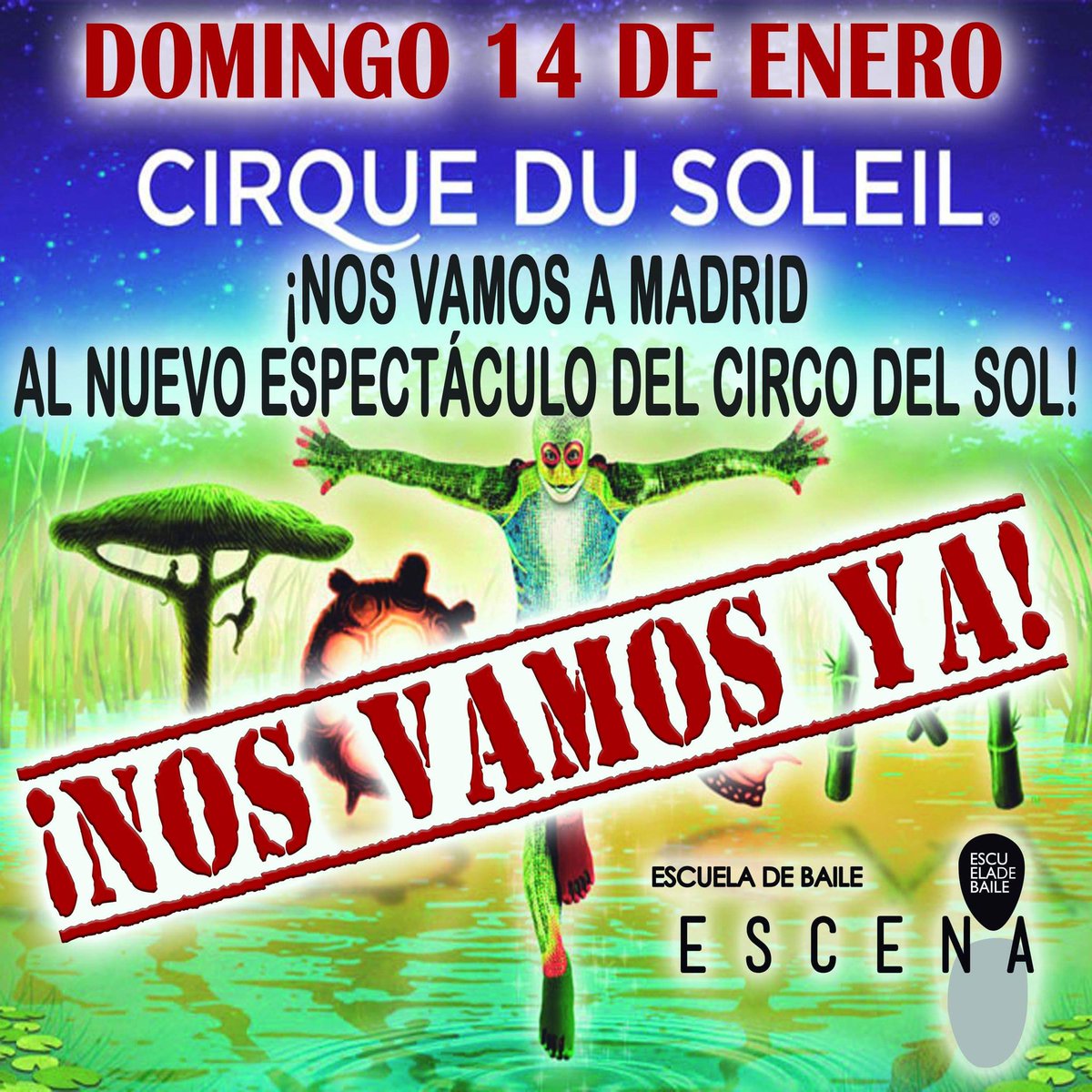 escena_edb's tweet image. Salida a las 8.00 desde la escuela!!!
¡¡NOS VAMOS YA!!
#circodelsol #escuelaescena #excursionesmolonas #zamora #madrid #totem