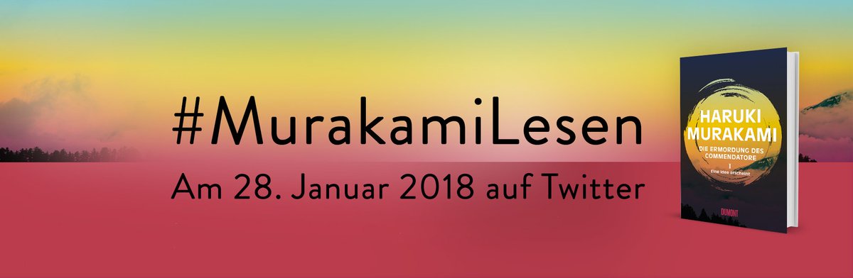 dumontverlag's tweet photo. Bitte RT!
Der 28. Januar wird ein SEHR besonderer Tag und ihr seid alle eingeladen: #MurakamiLesen
(Weitere Infos folgen / der Murakami-Sonntag startet um 10 Uhr) https://t.co/bt5QNC4lRf