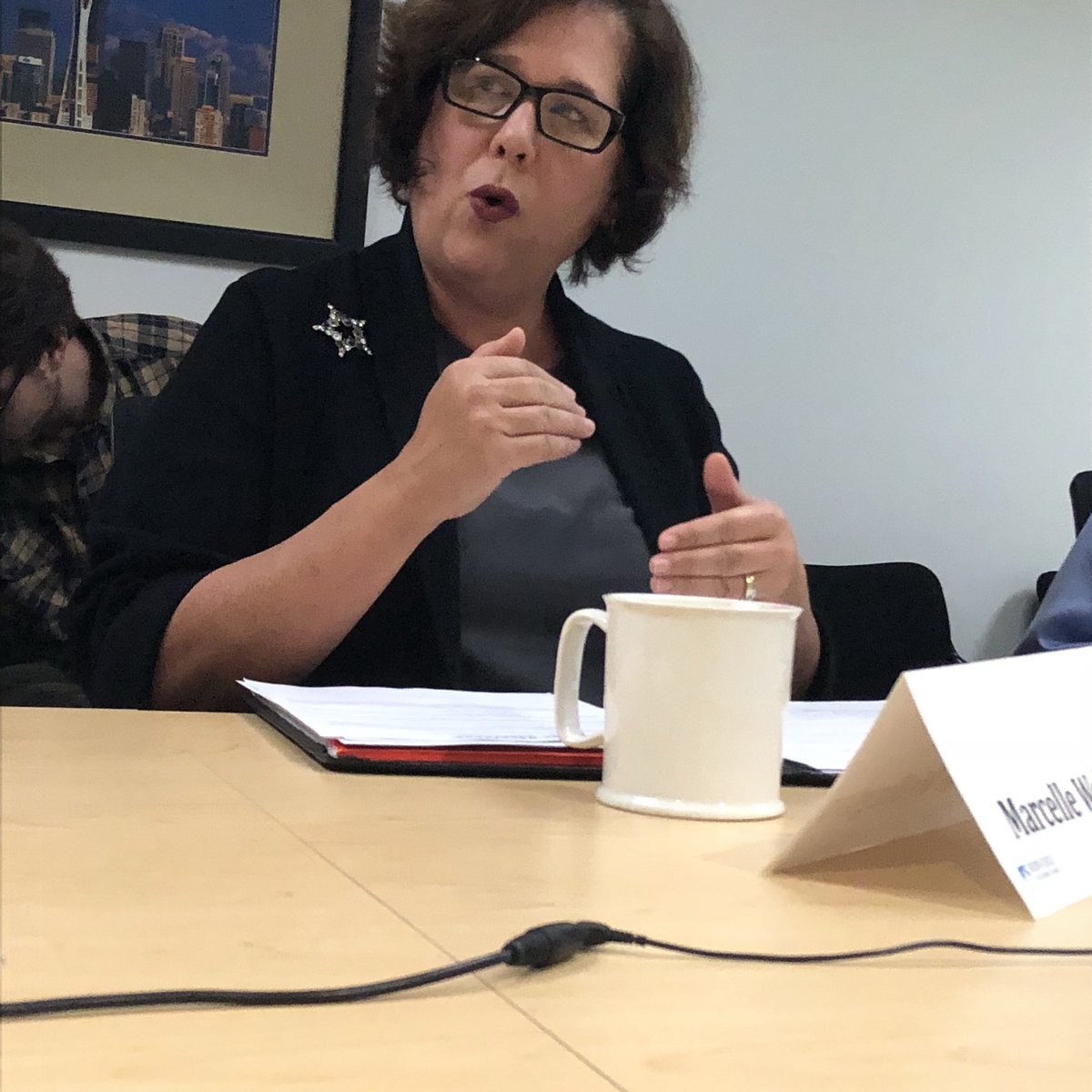 SeattleKingWDC's tweet photo. Action shots from today’s committee! Including Scott Craig in #maritime & #WorkSourceSKC Director Beth Blanchard + CAO Marcelle Wellington https://t.co/oQiVdaDAUD