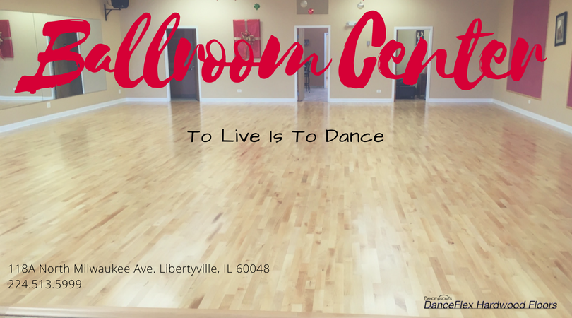 DanceFlexFloors's tweet photo. #Ballroom Center's new #floor is complete. If you are in the Libertyville, IL area stop by the #studio. Donald &amp; Irina have an amazing staff. Ask about their great New Student Special. 💃🕺 #hardwood #dancefloor #dance #libertyville https://t.co/e47Nu3VAUy