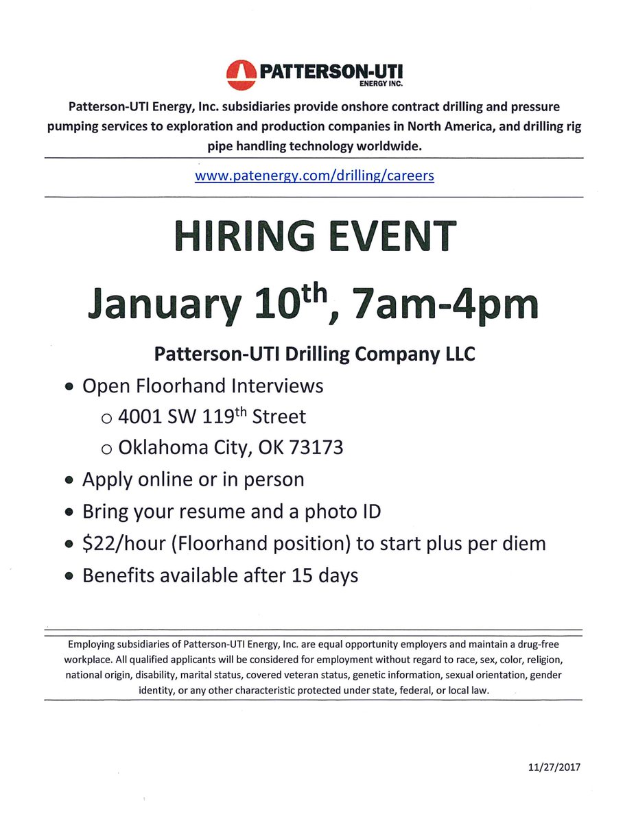 CA_ETAProgram's tweet image. HIRING EVENT TOMORROW, JANUARY 10, 2018 - See Flyer for More Details