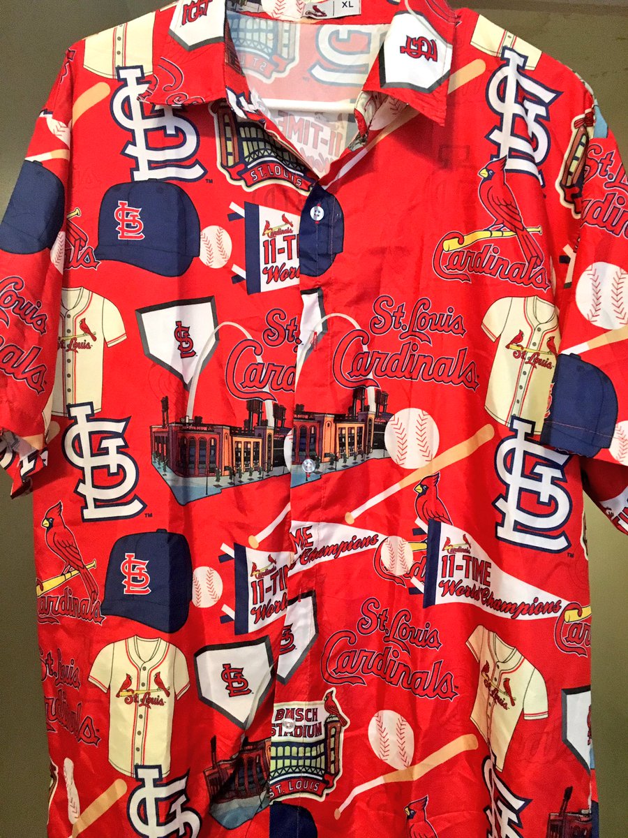 ChrisHrabe_'s tweet photo. With the gorgeous weather we are dealing with, who wants this gorgeous #STLCards Hawaiian shirt? RT to enter to win. Winner picked tonight. https://t.co/K7oDctWxvU