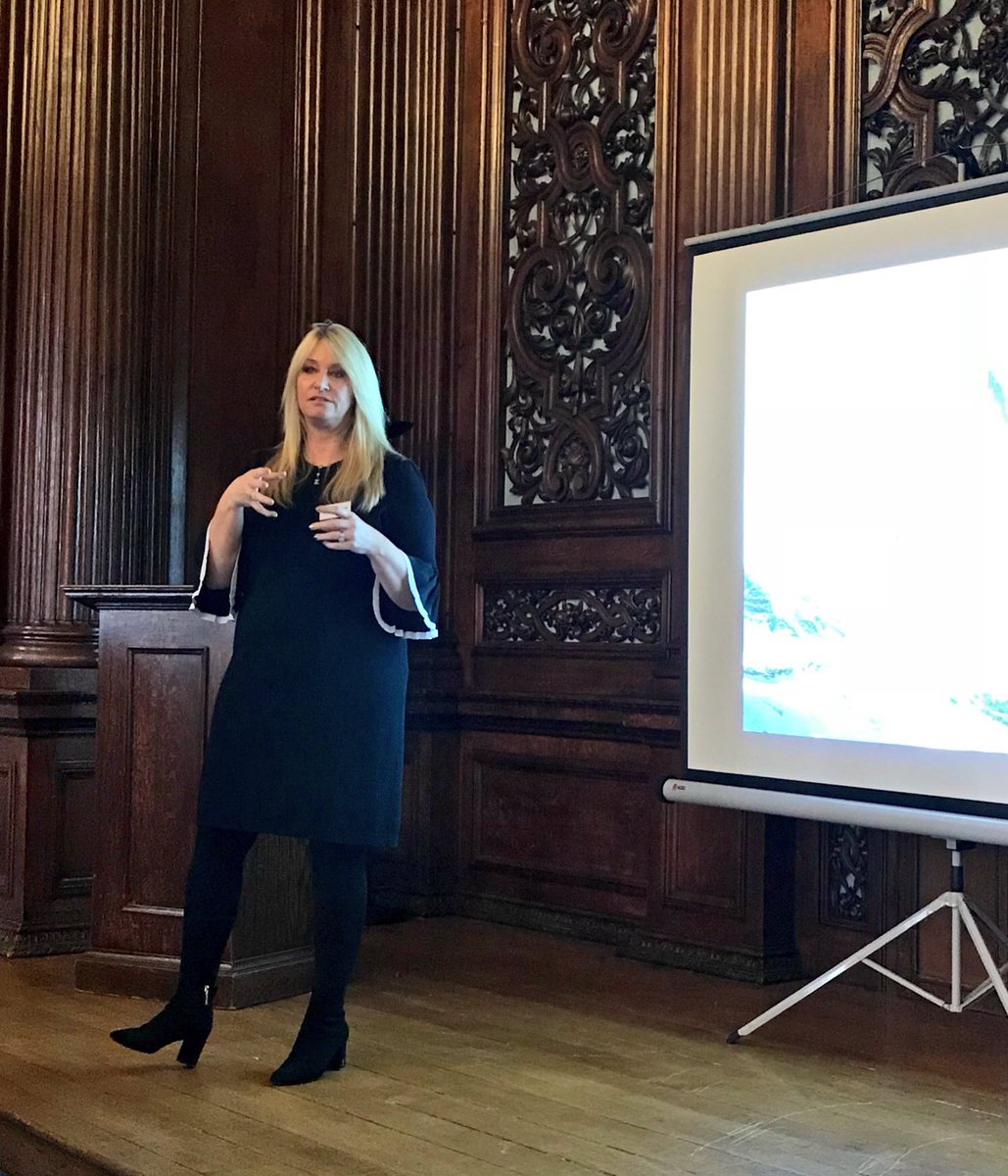 HeavenMens's tweet photo. Deborah Mitchell speaking earlier at the #KickStart18 - An inspiring day. Congratulations @heavenskincare @DeborahHeaven https://t.co/i6elgy8gj7