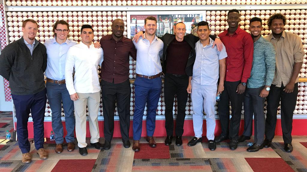 Some of our top prospects are in town this week for the annual Prospect Education Program at Citizens Bank Park.

One of the first events on the schedule: a Q&amp;A with <a href="/gabekapler/">gabe kapler</a>.