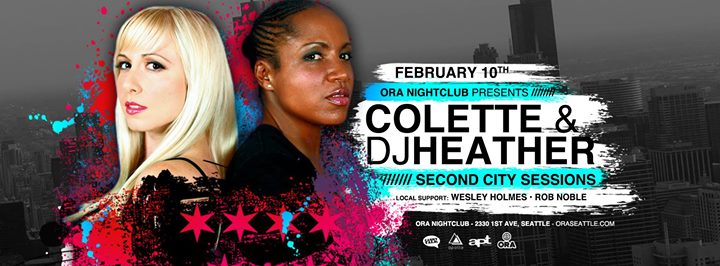 djheather's tweet photo. #NextMonth #SatFeb10th #SecondCitySessions @djcolette #Seattle @ora_nightclub #WesleyHolmes #RobNoble #LetsHouze https://t.co/XJ7moCsAlC