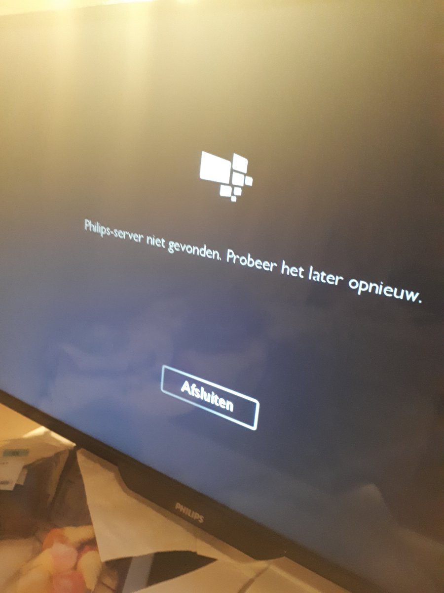 MyNameIsXianthe's tweet photo. @PhilipsCare_NL mijn smart tv geeft steeds deze melding, ook na het opnieuw instellen https://t.co/SEfZI0HP4s