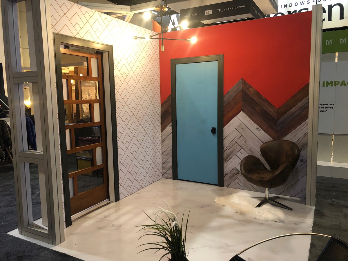 MasoniteDoors's tweet photo. Stop by booth W3800 &amp; our #TrendLIVE truck for a chance to win a trip! #IBSOrlando #opentoextraordinary https://t.co/BrRFI8ni6p