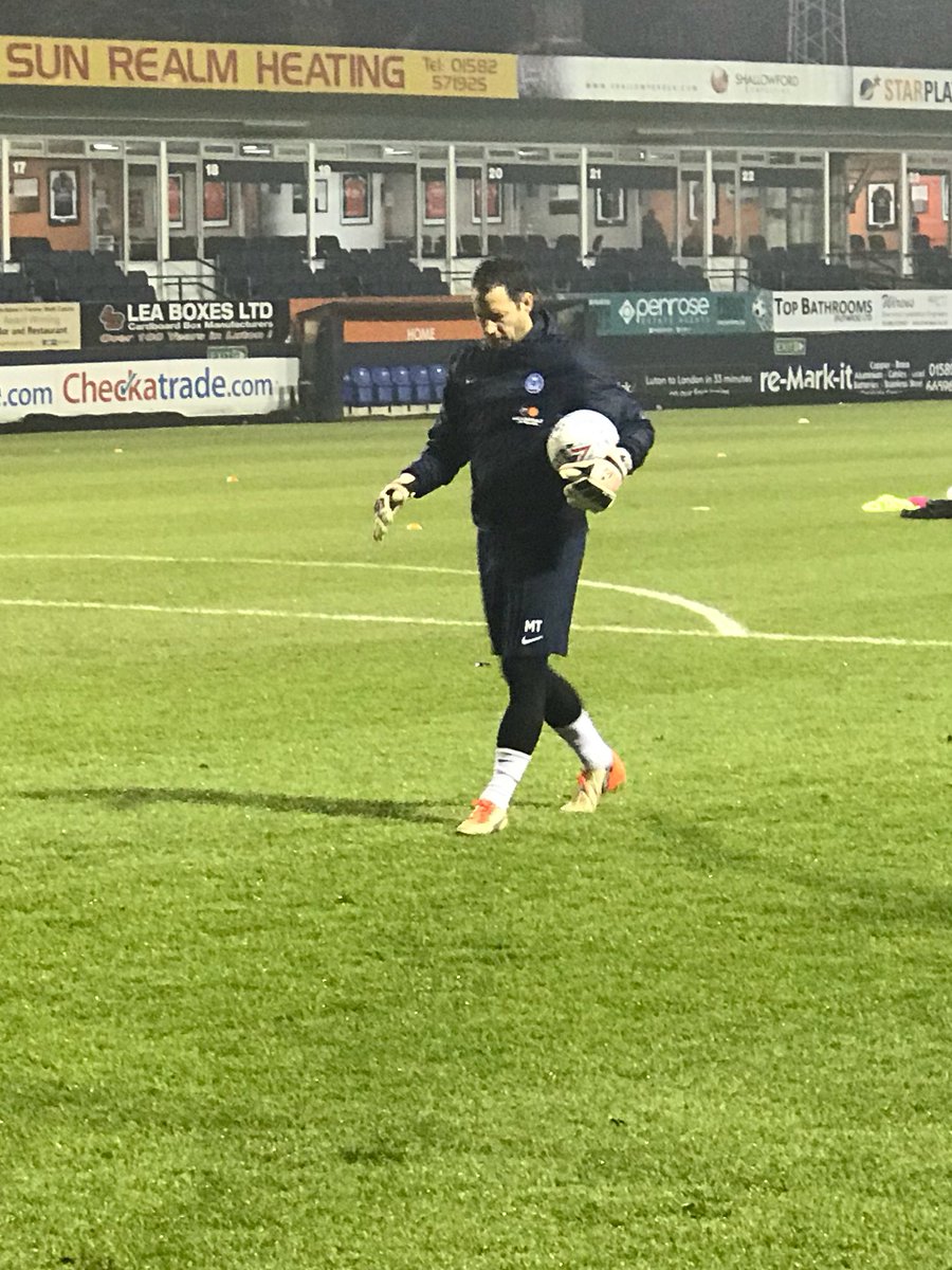 LutonTown's tweet image. Seems a bit strange for this man to be at Kenilworth Road in another team’s kit! #COYH