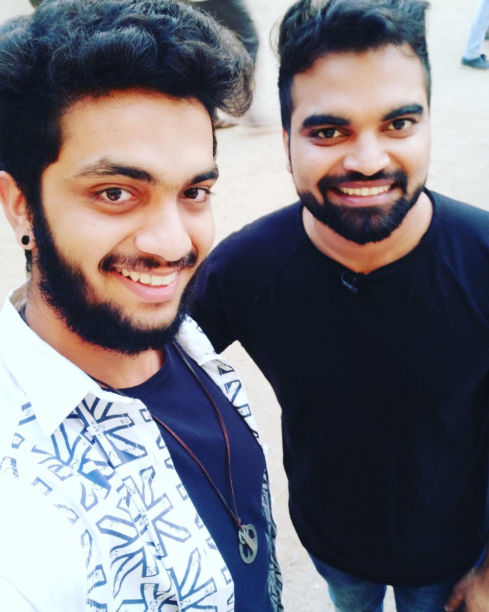 actorsrikar's tweet photo. Had a great time with you bro... So sweet of you (your dialogue) 😅...will be in touch further #pradeepmachiraju https://t.co/gjLEgzDDmO