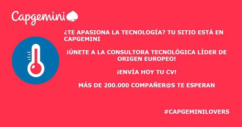 antonioele's tweet photo. Únete al movimiento #CAPGEMINILOVERS https://t.co/iUy0a7QH9I