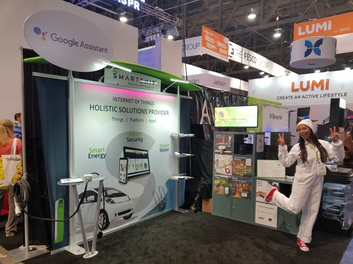SmartenIt's tweet photo. @SmartenIt, Inc., sponsored by Google at #CES2018 #LVCCCentralHall Booth 18215-C. Come ask us how we can enable #IoT Solutions for your business! https://t.co/G2mHeoCrTz