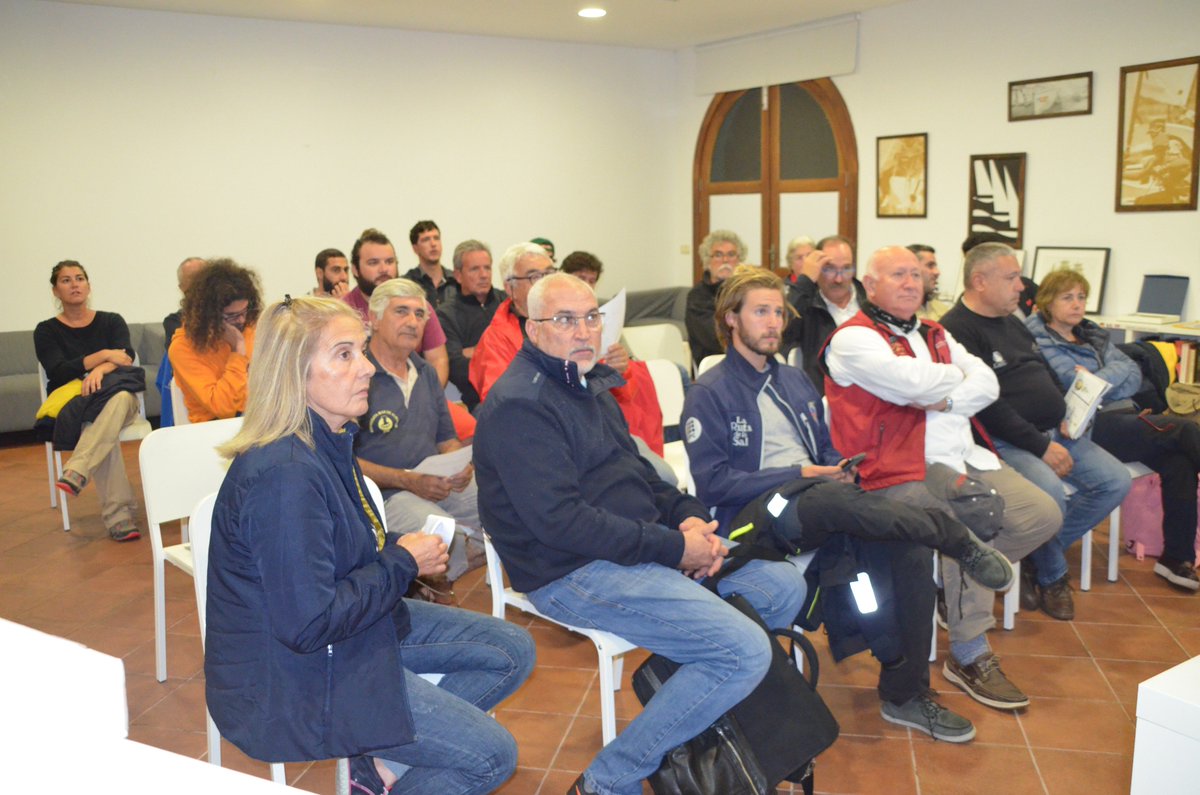 Reunión de patrones para preparar la salida mañana a las 13:00 h del #GranPrixdelAtlántico #MarinaRubicón - <a href="/MarinaduMarin/">Marina du Marin</a> #Martinique