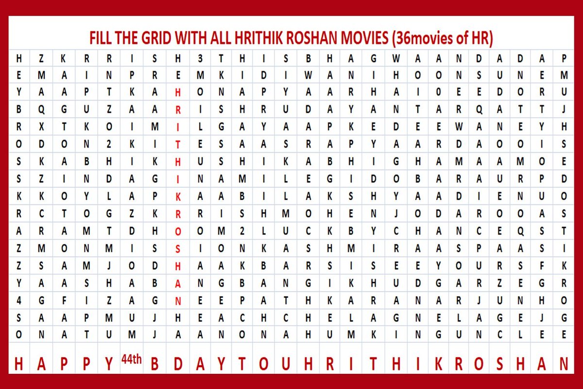 bansal2529's tweet photo. Happiest birthday HR 🎂
The Greek God is turning 44years old today...44 is the new 24🍻

Celebrate your birthday in a diff way this time have made a surprise game for you and for your fans to have fun on your bday.
From a true fan to you ♥️
#happybirthdayhrithikroshan https://t.co/IiRUIXNjQq