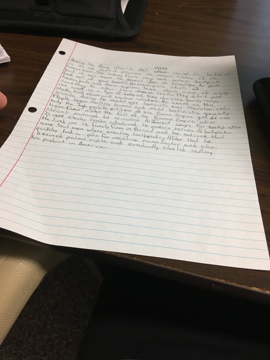 HoekmanJeremiah's tweet photo. Time to work on my research paper #RSP2018 https://t.co/7KDlDP0uX9