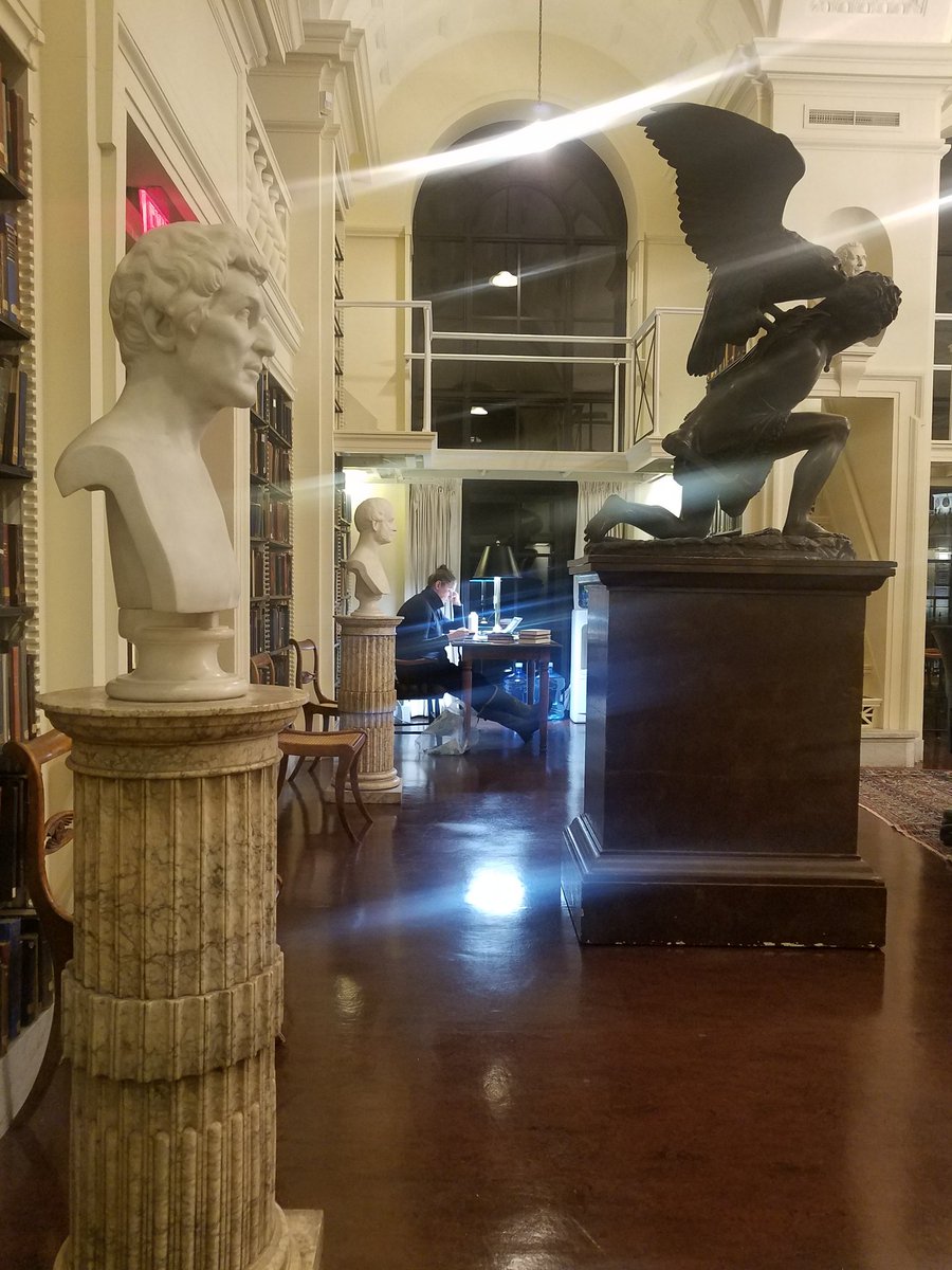 Working at the <a href="/bostonathenaeum/">Boston Athenaeum</a> today with <a href="/jilljillmcd/">Jill McDonough</a> and all my ideas here are better than my ideas not here.