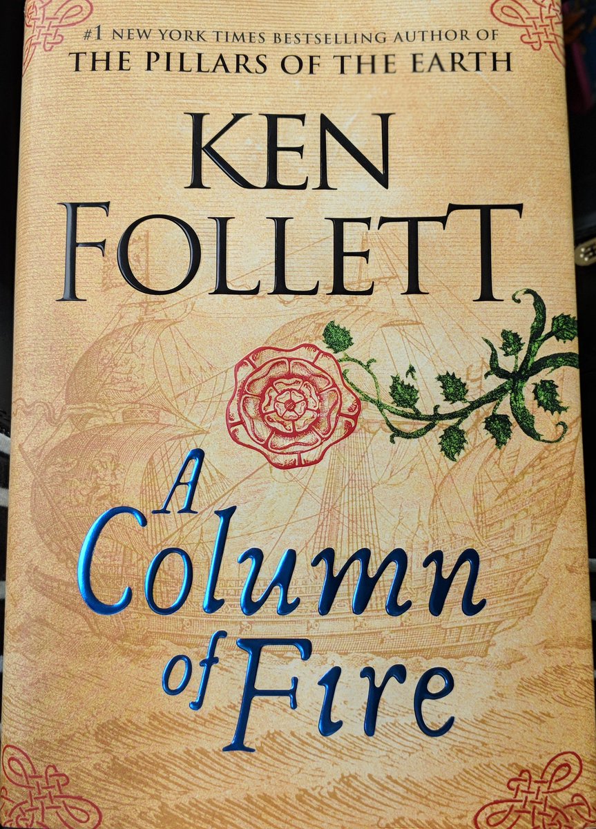 Finally finally finally getting to read A Column of Fire by <a href="/KMFollett/">Ken Follett</a> and it has been phenomenal so far! -k #bookclub #whattoread #HistoricalFiction