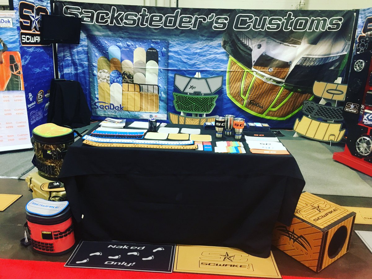 seadek's tweet photo. SC Wake Begins 2018 Winter Boat Show Tour https://t.co/wu7ESUNzOr #seadek #genuineseadek #scwake #chicagoboatshow #cincinnatiboatshow https://t.co/sLhYpQylj8