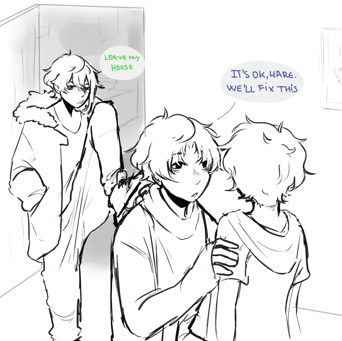 Ayah meets Hare's little brother for the first time 