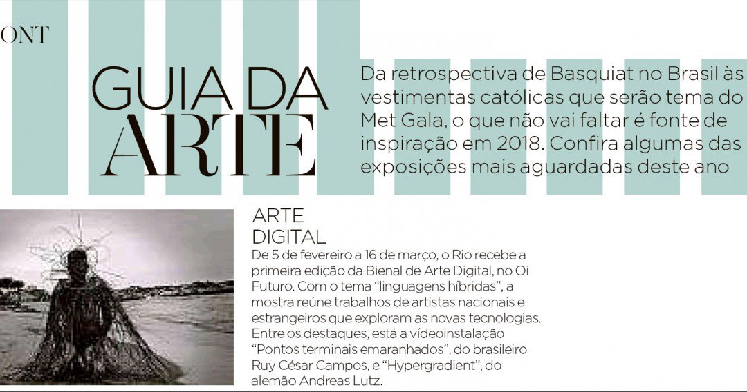 “Linguagens Híbridas” é o tema do FAD Festival de Arte Digital deste ano, d... instagram.com/p/Bdvg9xPh6so