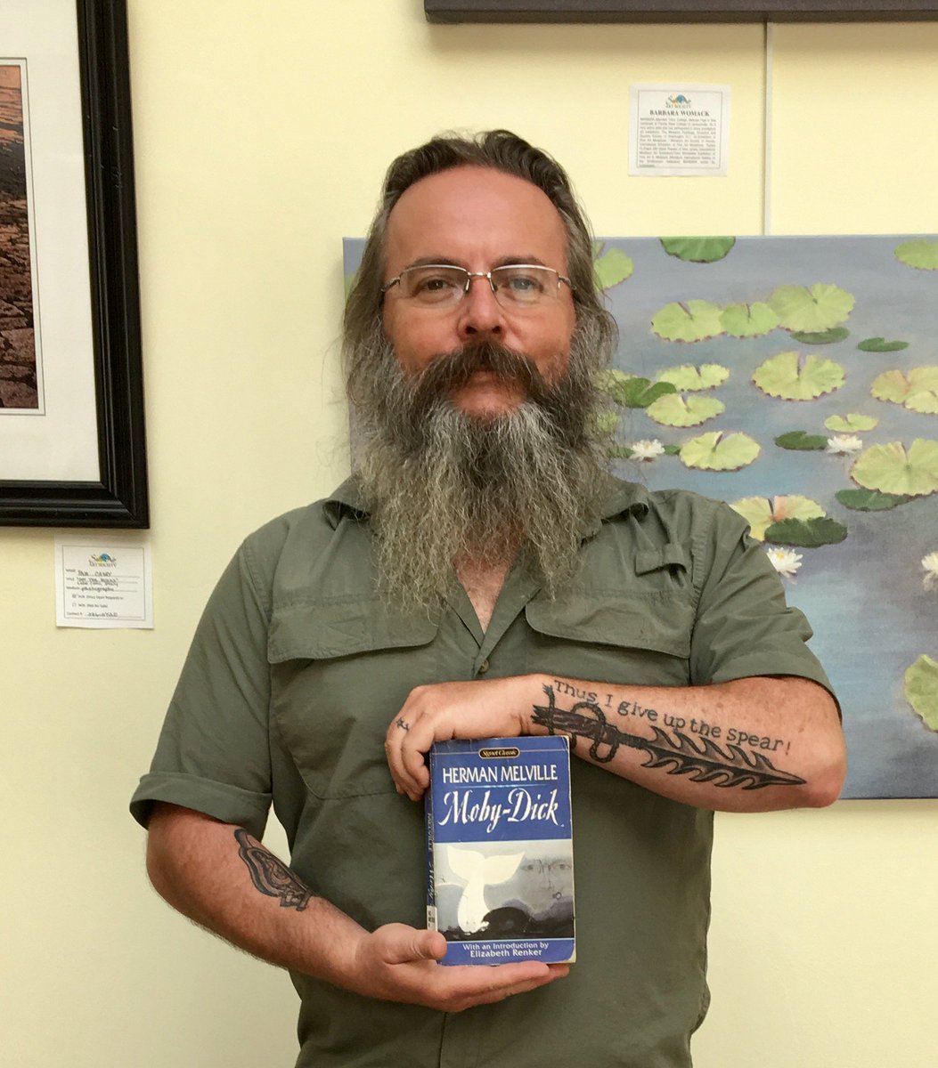 jaxlibrary's tweet photo. Robbie from Beaches recommends Moby Dick by Herman Melville for our second #JPLPicks of 2018. Robbie says "It taught me to let go of obsessions." Sounds like an introspective way to start the new year! https://t.co/tHVMzsK7Ip