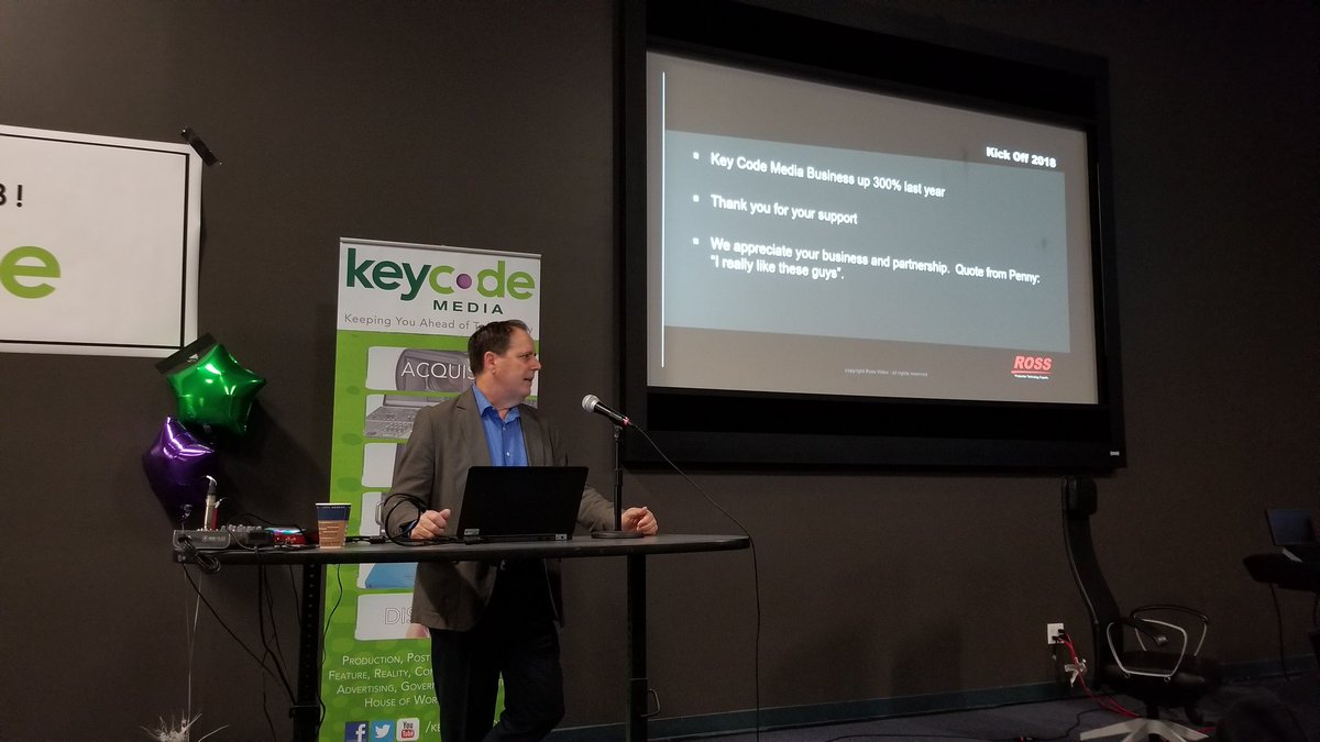 KeyCodeMedia's tweet photo. Jerry great presentation. Thanks for walking us through @ross_video code of ethics. Very aligned. Great Partner https://t.co/7ETCh3jy2p