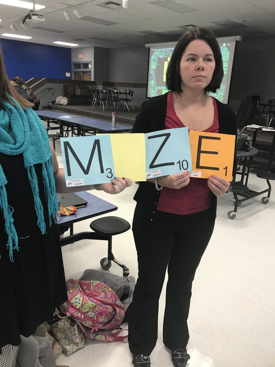 #SVAScrabble @SVAPrincipal475 <a href="/carriebholloway/">Carrie Holloway, Ed.S.</a> 14pts