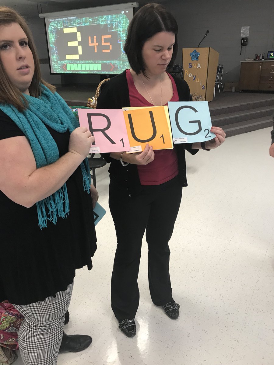 #SVAScrabble @SVAPrincipal475 <a href="/carriebholloway/">Carrie Holloway, Ed.S.</a> 4pts