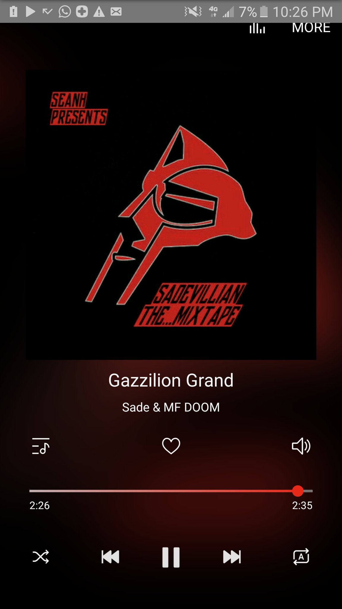 My favorite Mashup/unofficial mixtape sade and mf doom. Happy birthday doom! 