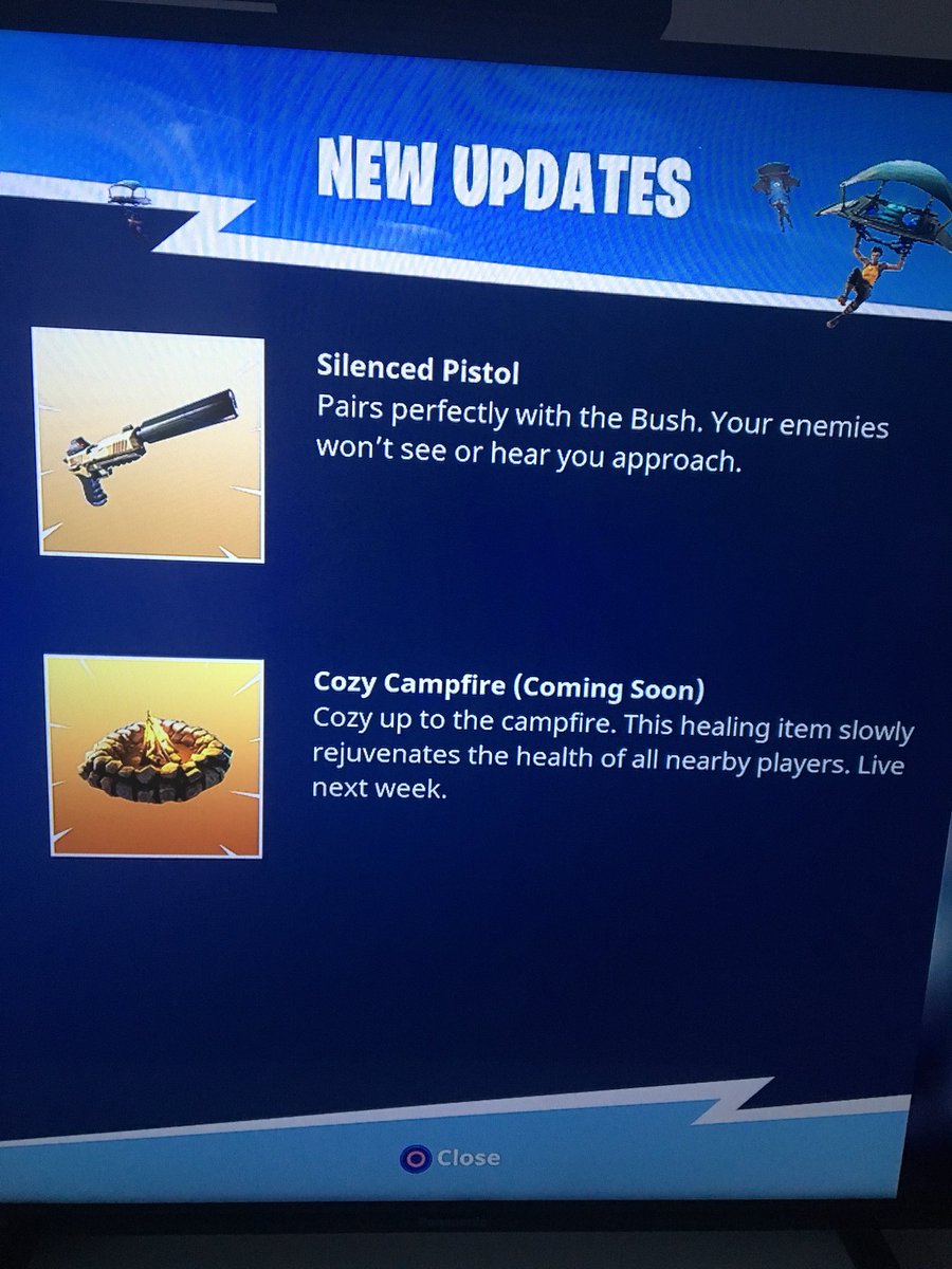 haha <a href="/FortniteGame/">FortniteGame</a> inspired by your game mechanics <a href="/ScavengerStudio/">Scavengers</a> ? 🔥 ⛺️ What’s next? Bow and arrow 🏹?