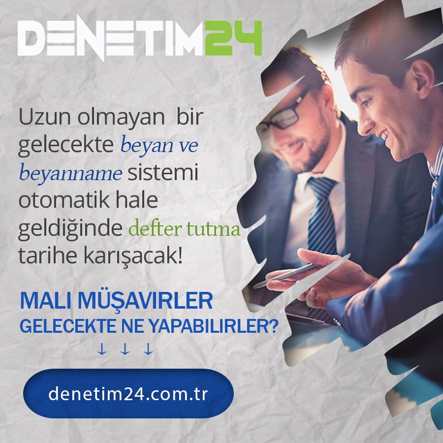 MuhsinBilgi1's tweet photo. MALİ MÜŞAVİRLİĞİN GELECEĞİ! Uzun olmayan bir gelecekte beyan ve beyanname sistemi otomatik hale geldiğinde defter tutma tarihe karışacak! Artık yeni şeyler düşünmek ve mesleğin varyantlarını çalışmak gerekiyor.
https://t.co/ktBFd8KZx8
#denetim24 #denetim #malimüşavir #muhasebe https://t.co/siI4xjXsSR