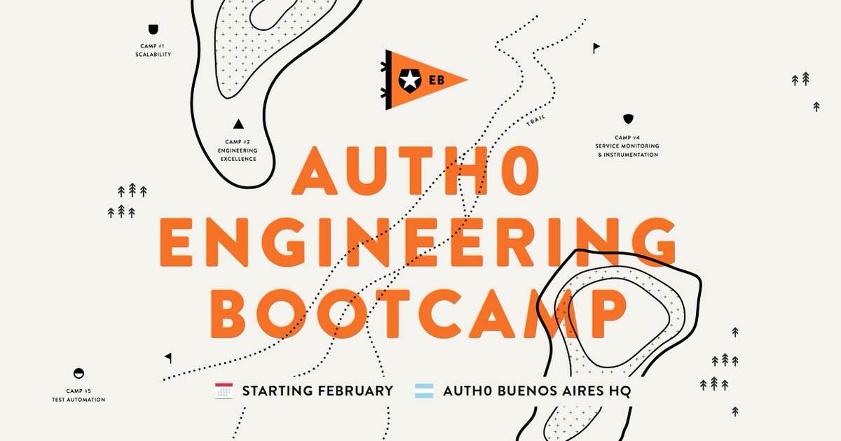 We are launching a new initiative: Auth0 Engineering Bootcamps 🏅

🗓 When: February, 2 wk, 3 hr per day.
📍 Where: Auth0 BA HQ 🇦🇷
📖 What: Scalability — From a node server running on your laptop to an auto-scaling cluster in AWS.

🖊 Apply → docs.google.com/forms/d/e/1FAI…