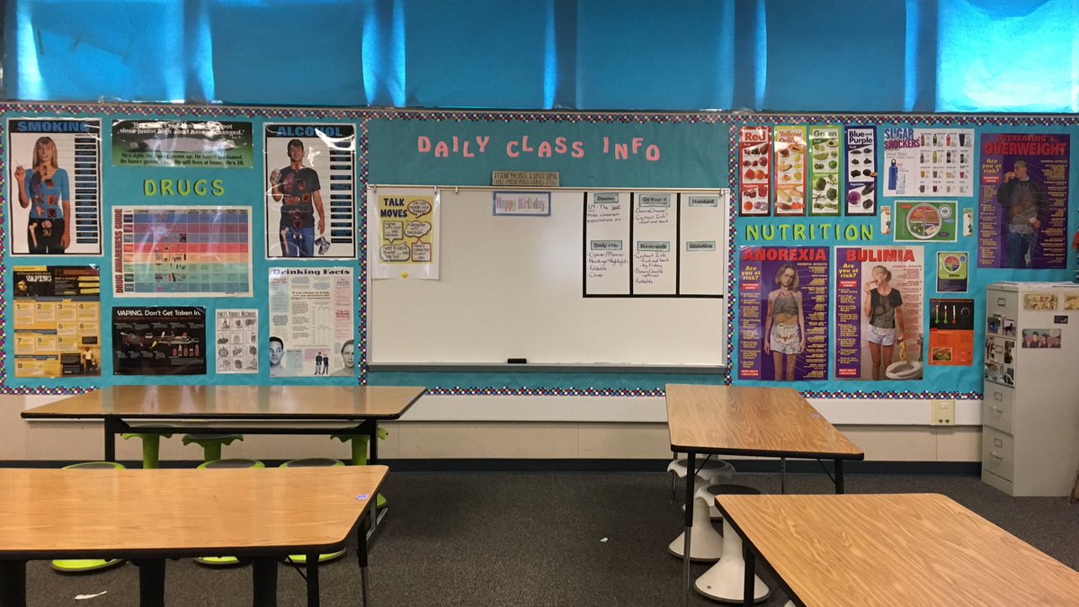 TruesdellClass's tweet photo. New bulletin boards for a new year! #TruesdellClass #EHBobcatPride #HealthEducation #WhatImTeaching #MakeLearningFun https://t.co/tcRp8ZMZAD