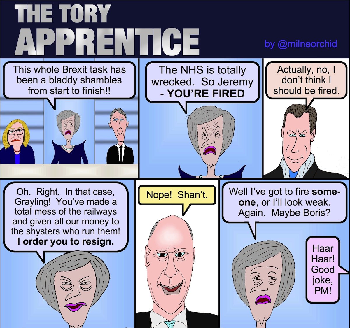 If Thatcher was the Iron Lady, what is #TheresaMay? The #BalsawoodLady?

#Reshuffle #Brexit #StopBrexit #NightoftheBluntKnives #Remain #Brexitshambles #EU #FBPE #JeremyHunt #ChrisGrayling