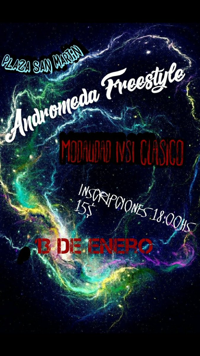 AndrmedaFreest's tweet photo. ANDRÓMEDA 1VS1
💥13 de enero 💥 https://t.co/w2QJjJzjDC