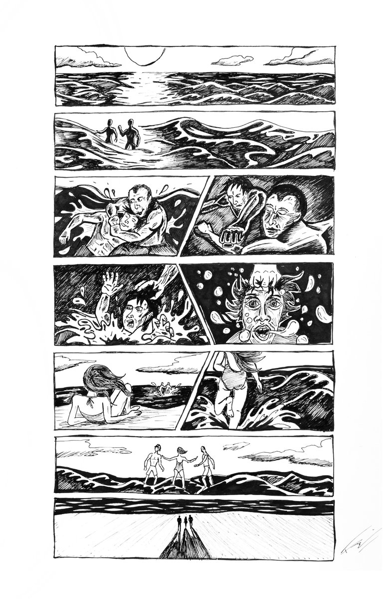 holefilms's tweet photo. ⚫️ @BartekBala &amp; Maciej Słowiński write the screenplay and Paweł Franik draws a comic book inspired by the screenplay on "The Swarm" new movie by @holefilms Look this pic! 💣

#screenplay #Movie #MovieNews #ComingSoon #comicbooks #comic #story https://t.co/Otn79yDwSL