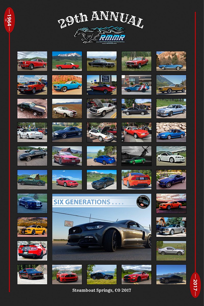 GarageWraps's tweet image. Printing custom Rocky Mountain Mustang Roundup posters