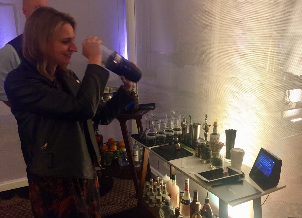 Making cocktails with Diageo and Alexa at the DAN Clubhouse!  <a href="/iProspect/">iProspect</a>