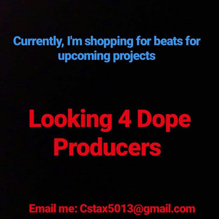 TheRealCSTAX's tweet photo. I'm Currently Shopping 4 Beats.  Send me some fire. https://t.co/fy9jsjuyQq